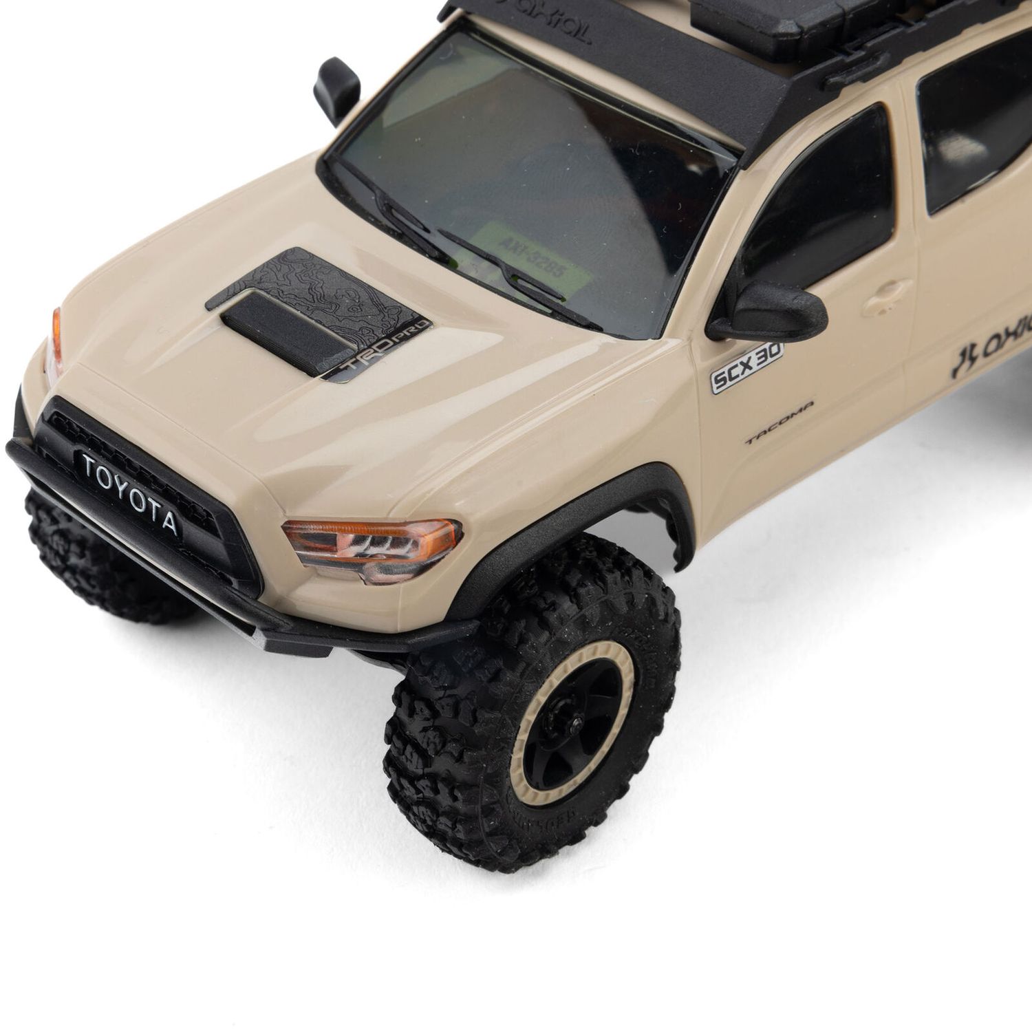 1/30 SCX30 Toyota Tacoma 4X4 RTR Brushed Rock Crawler (Battery &amp; Charger Included), Overland Edition