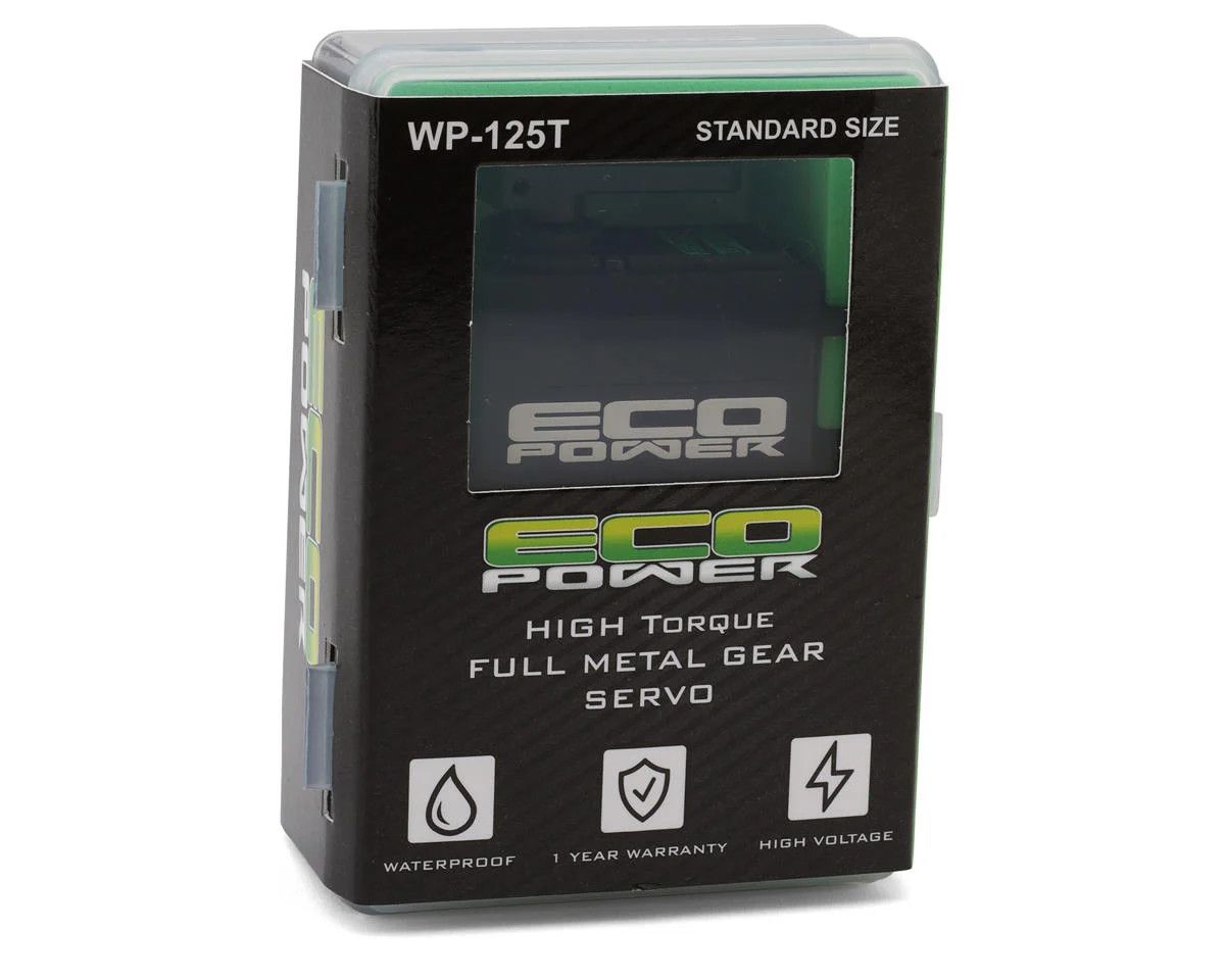 EcoPower WP125T Waterproof High Torque Metal Gear Digital Servo (HV)