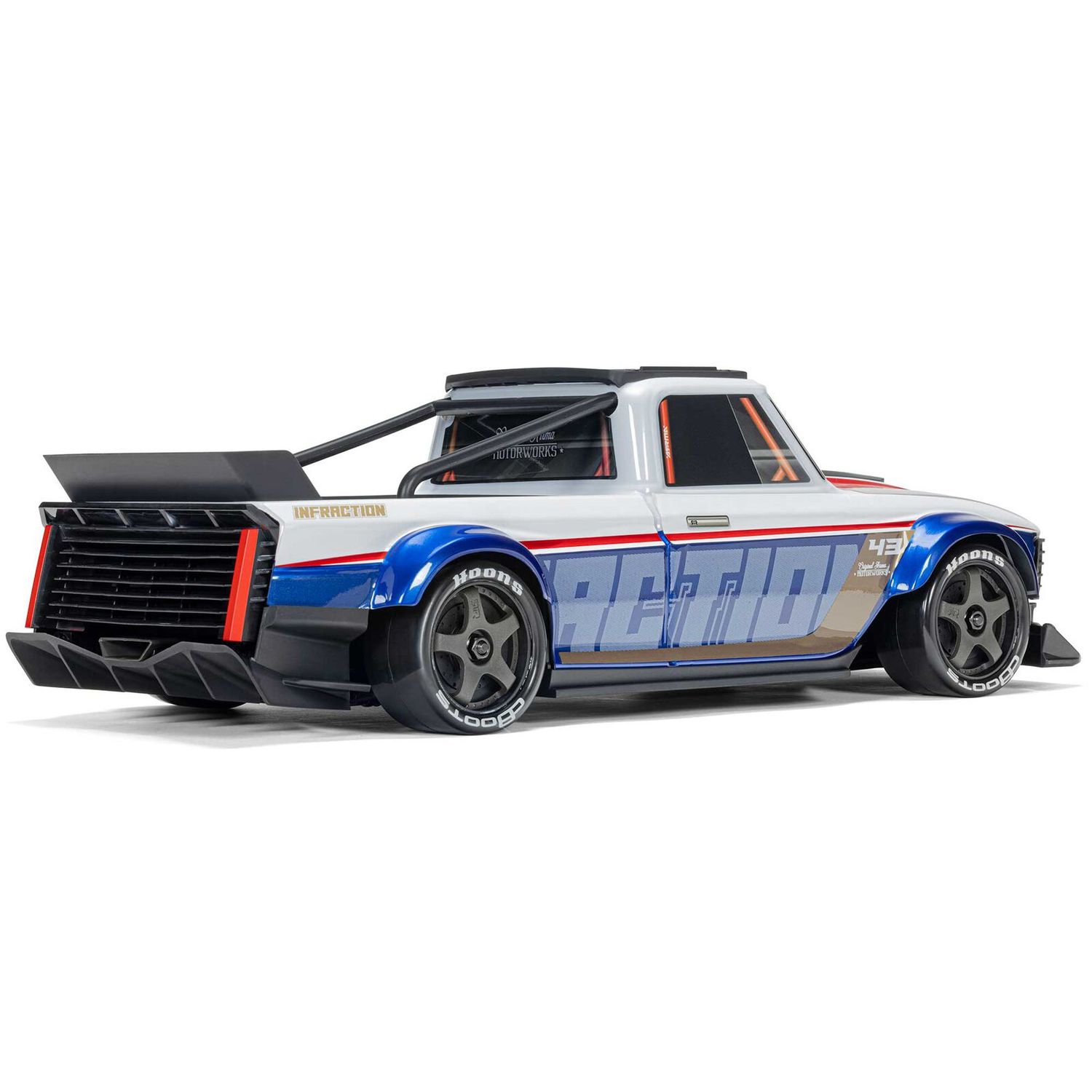1/12 INFRACTION GROM 3S 4X4 RTR Brushless All-Road Street Bash, White/Blue