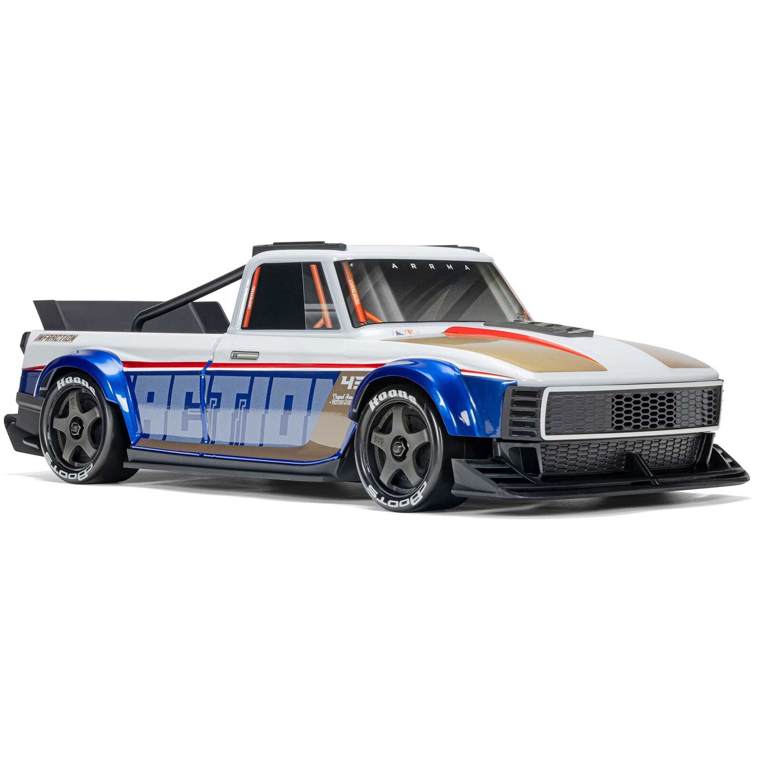 1/12 INFRACTION GROM 3S 4X4 RTR Brushless All-Road Street Bash, White/Blue