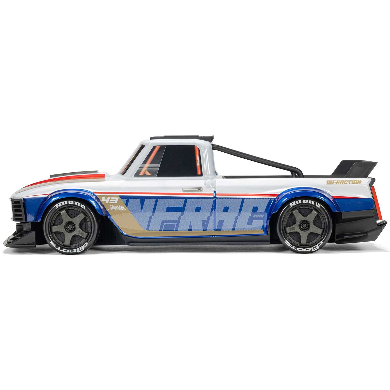 1/12 INFRACTION GROM 3S 4X4 RTR Brushless All-Road Street Bash, White/Blue