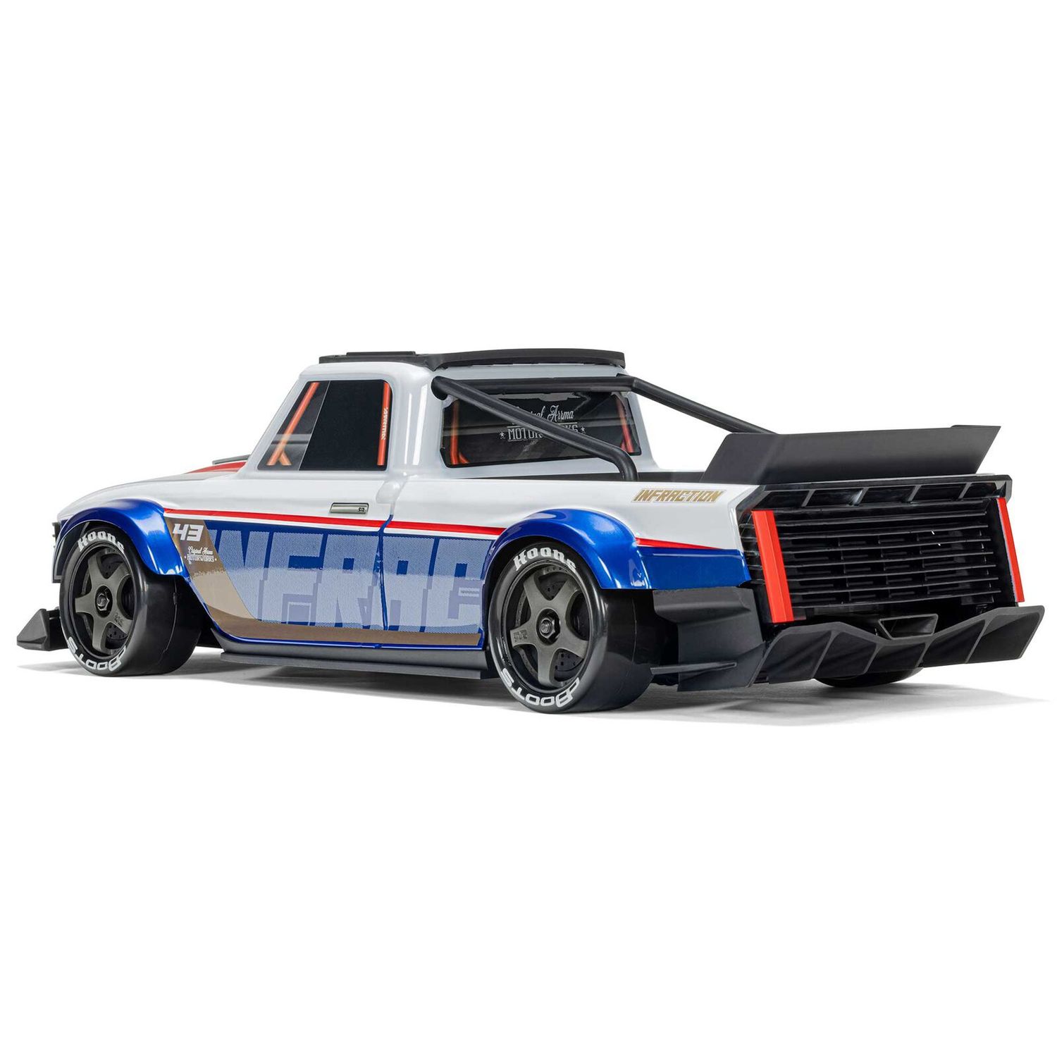 1/12 INFRACTION GROM 3S 4X4 RTR Brushless All-Road Street Bash, White/Blue