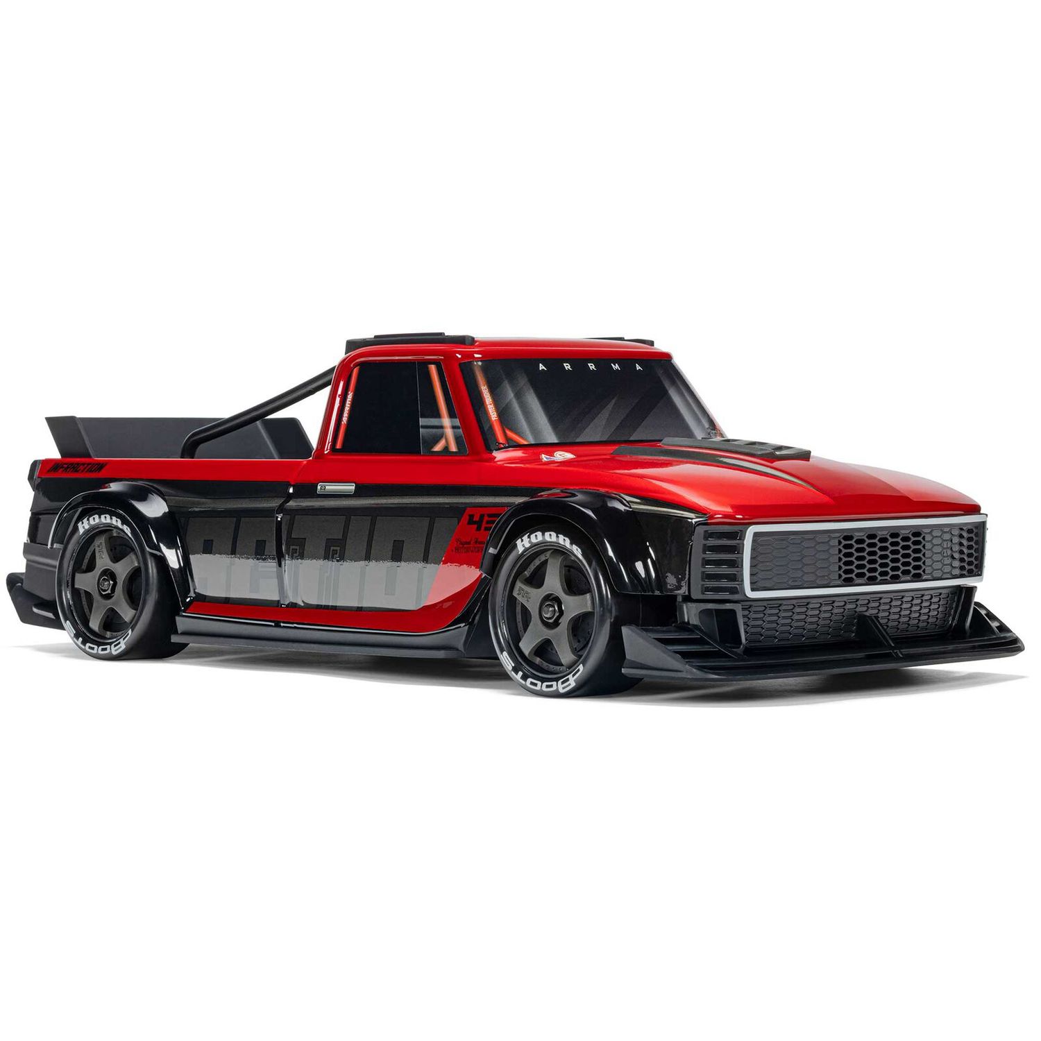 1/12 INFRACTION GROM 3S 4X4 RTR Brushless All-Road Street Bash (Battery &amp; Charger Included), Red/Black