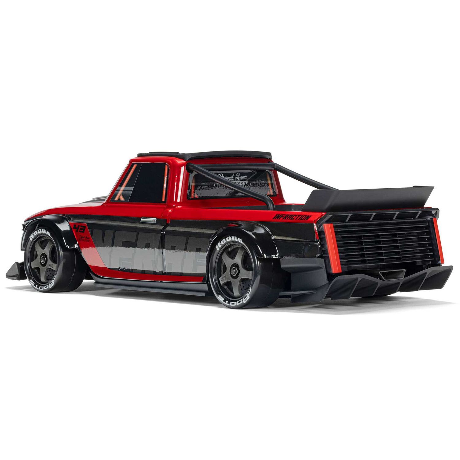 1/12 INFRACTION GROM 3S 4X4 RTR Brushless All-Road Street Bash (Battery &amp; Charger Included), Red/Black
