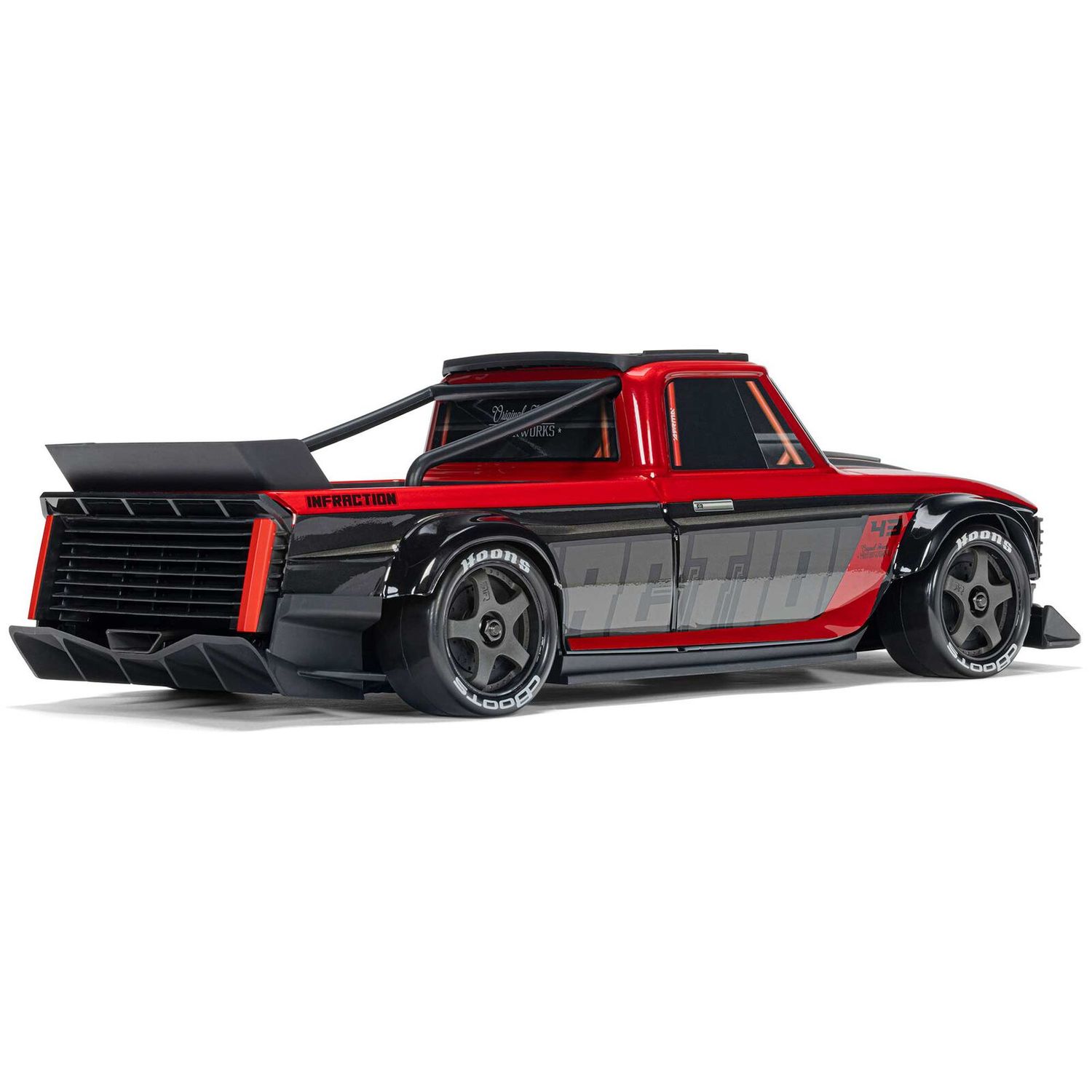 1/12 INFRACTION GROM 3S 4X4 RTR Brushless All-Road Street Bash (Battery &amp; Charger Included), Red/Black