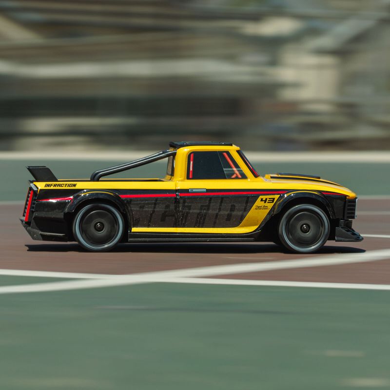 1/12 INFRACTION GROM 3S 4X4 RTR Brushless All-Road Street Bash (Battery &amp; Charger Included), Yellow/Black