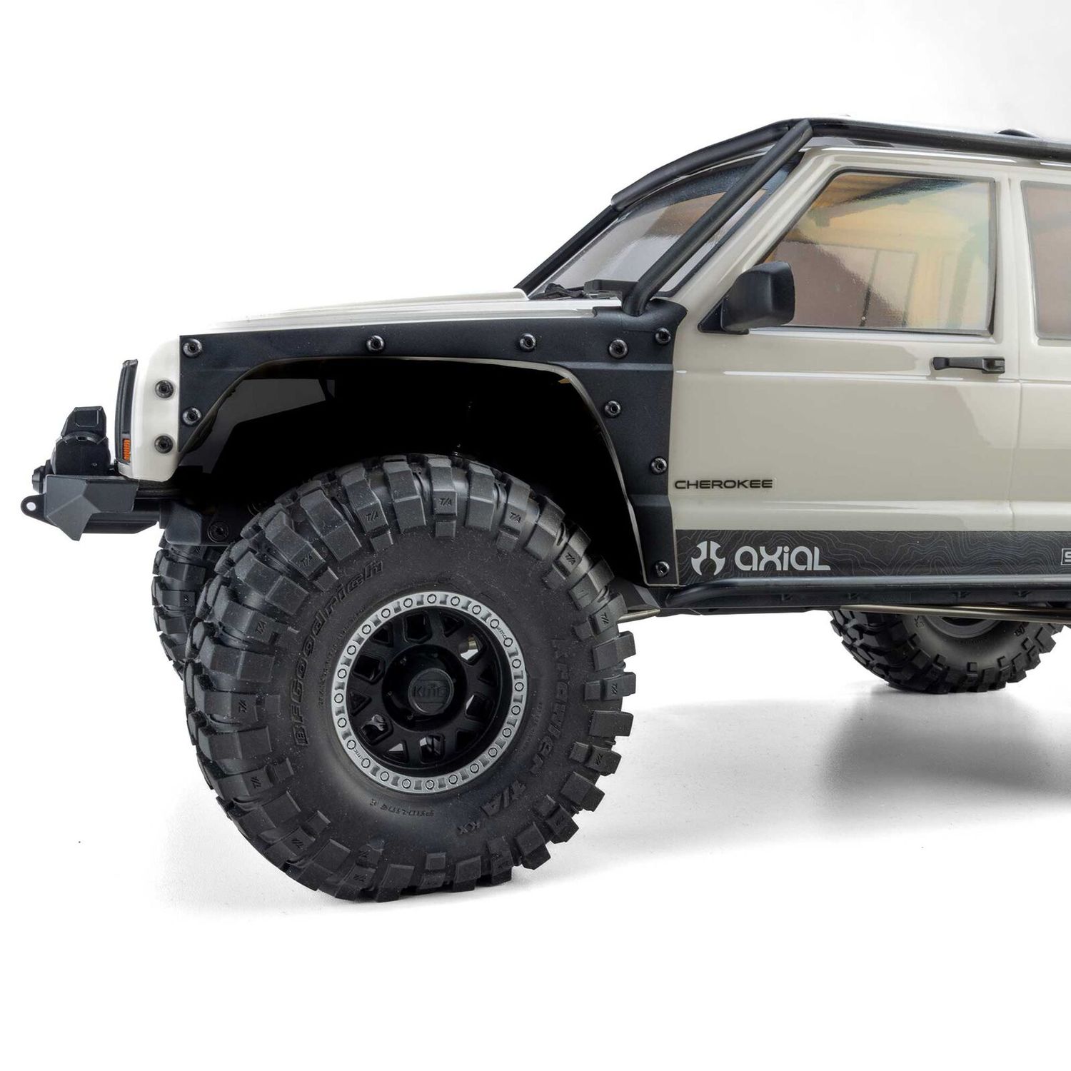 1/10 SCX10 III Jeep Cherokee XJ 4X4 RTR Brushed Rock Crawler, White