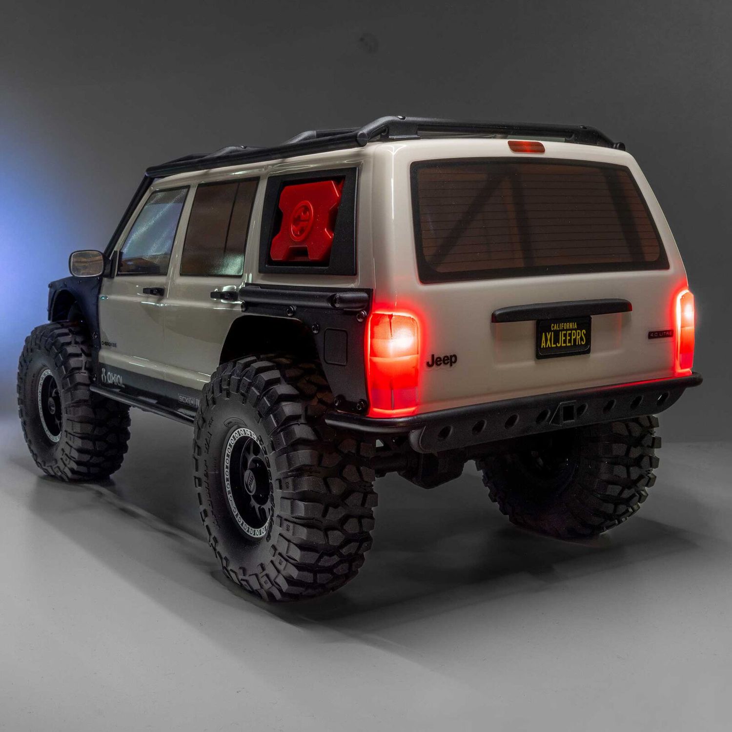 1/10 SCX10 III Jeep Cherokee XJ 4X4 RTR Brushed Rock Crawler, White