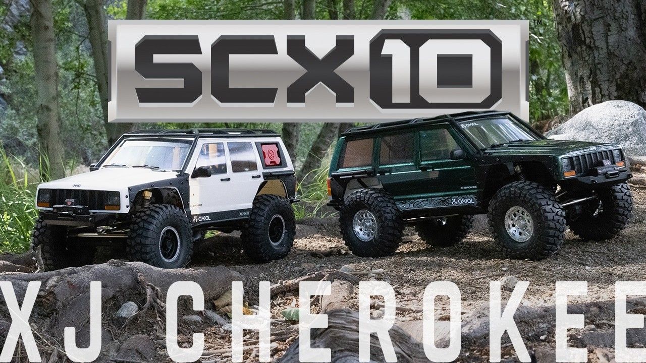 1/10 SCX10 III Jeep Cherokee XJ 4X4 RTR Brushed Rock Crawler, White