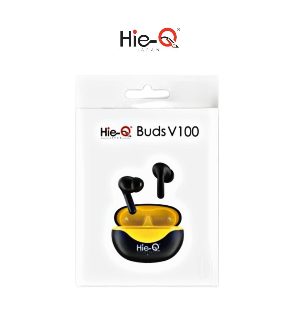 HIEQ BUDS V100 Wireless Earbuds | 28 Hours Battery | ENC Noise Cancellation | IPX5 Water Resistant | 1-Year Replacement Warranty