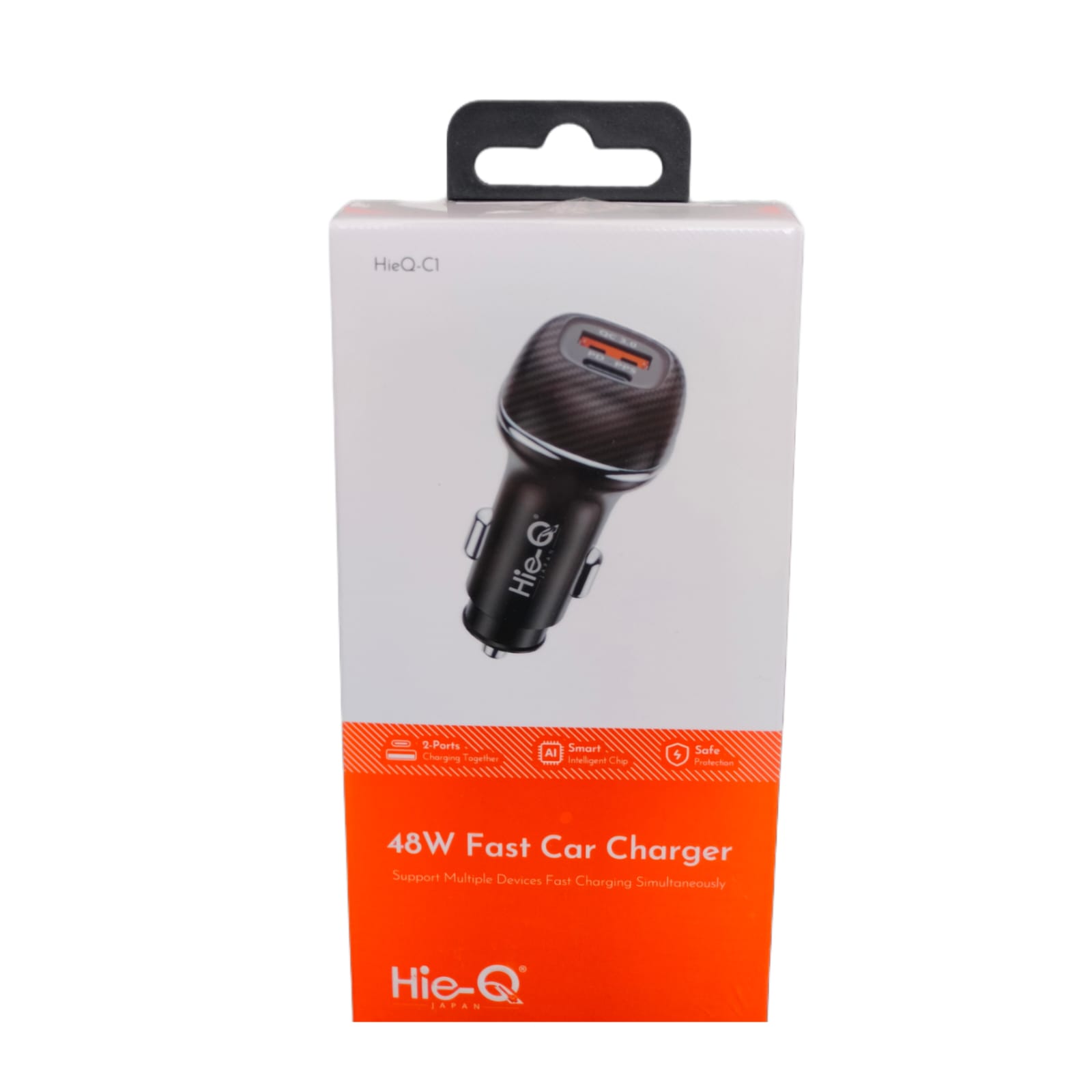 HIEQ C1 48W Fast Car Charger – Multi-Port, Smart Intelligent Chip | High-Speed Charging for Your Devices on the Go