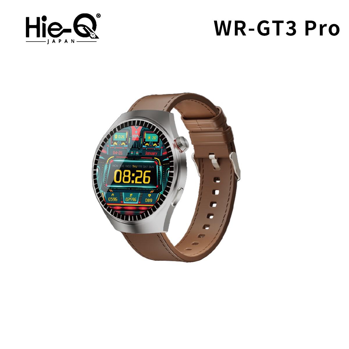 HIE-Q WR-GT3PRO Smart Watch | AMOLED Display | Bluetooth Calling | Health Monitoring | Wireless Charging | Multiple Strap Options