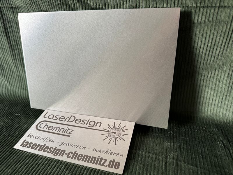 Firmenschild Namensschild Edelstahl 30 x 20 cm Gravur