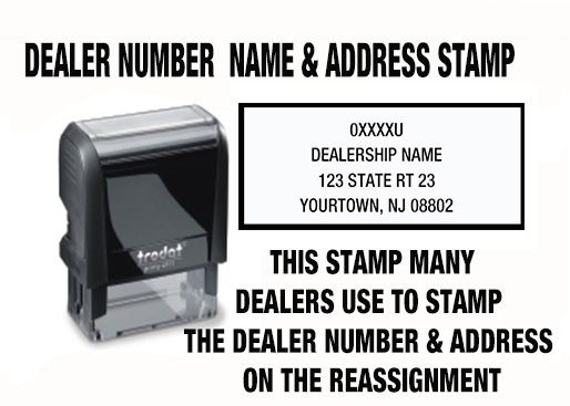 NJ REASSIGNMENT ADDRESS STAMP