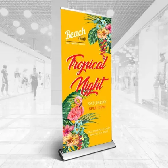 Deluxe Single-Sided Retractable Banner Stands