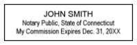Connecticut Notary Stamp