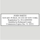 NEW YORK Notary Stamp