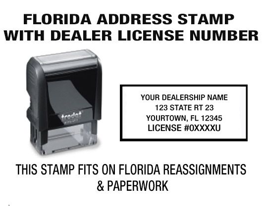 FLORIDA REASSIGNMENT ADDRESS STAMP