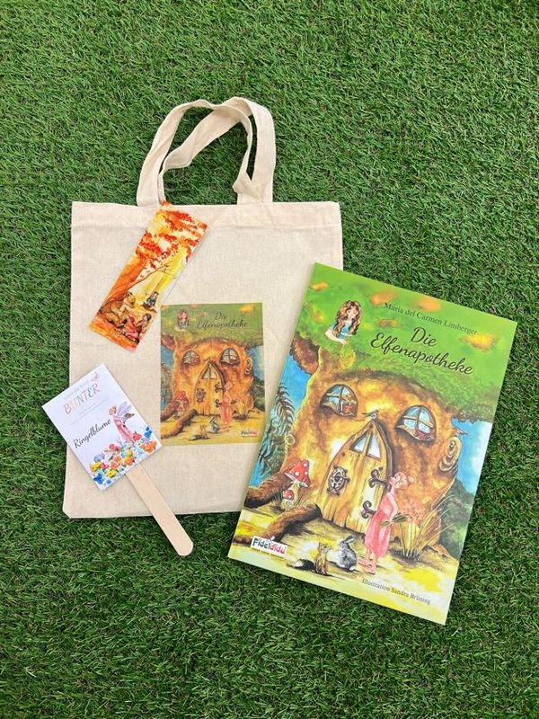 Buchtasche – Die Elfenapotheke | Kreatives Naturgeschenk für Kinder