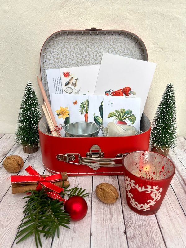 Weihnachtliches Familiengeschenk: Gemüse-Anzuchtset im Koffer | Start in die gesunde Selbstversorgung 2026