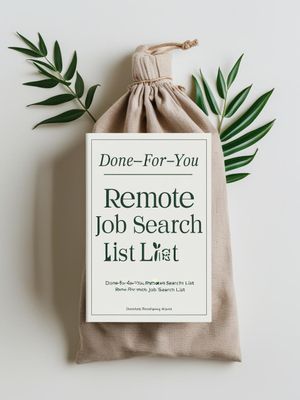 Done-For-You Remote Job Search List