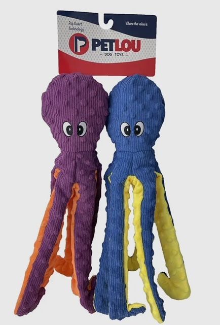 16" Dotty Friends 2.0 - Twin Pack Octopus (Blue & Purple)