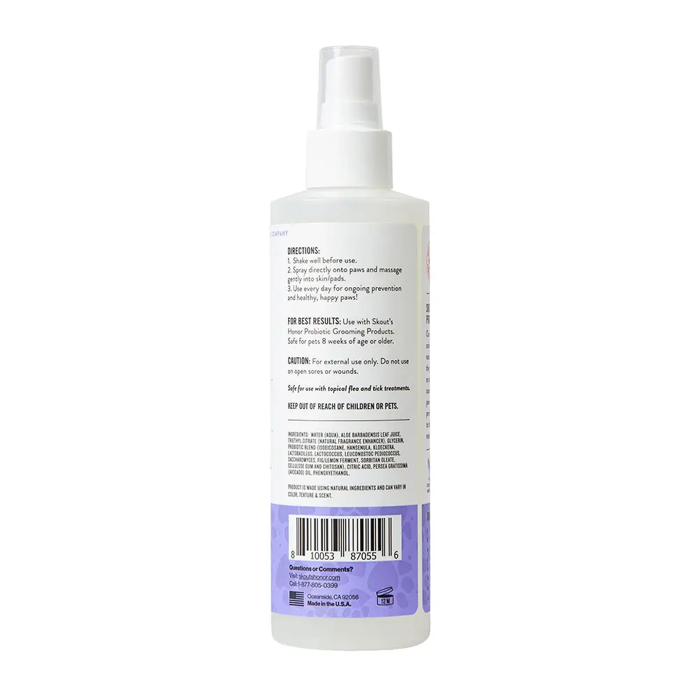 Skout's Honor Probiotic Paw Spray 8 oz