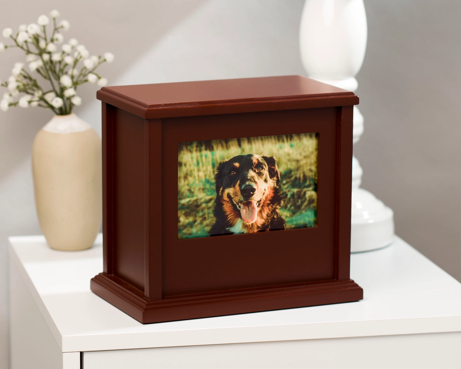 Pet Photo Keepsake Memory Box Urn