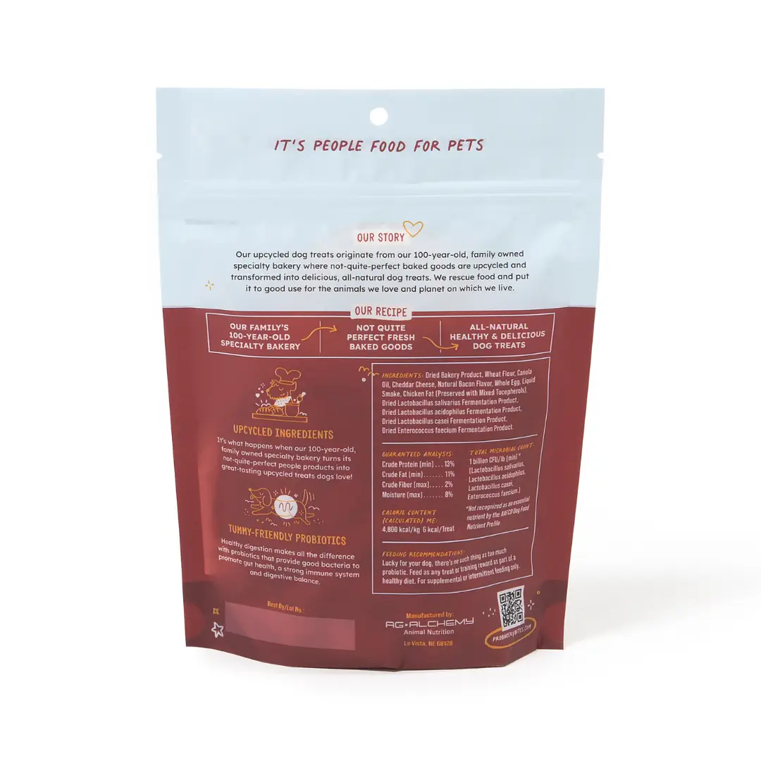 Pro Bakery Bites Crunchy - Double Bacon Cheeseburger 6oz