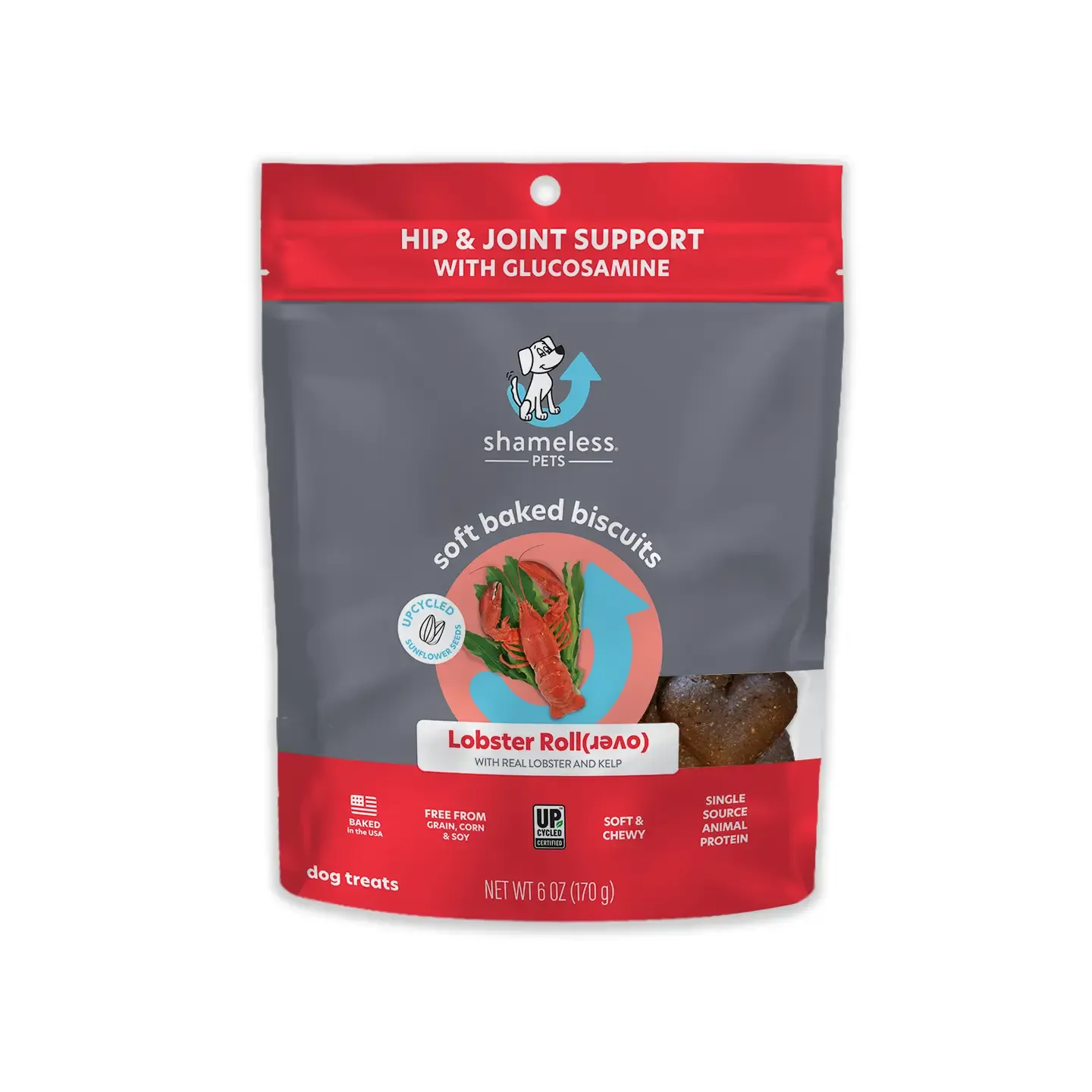 Lobster Rollover Soft Baked Dog Treats 6oz