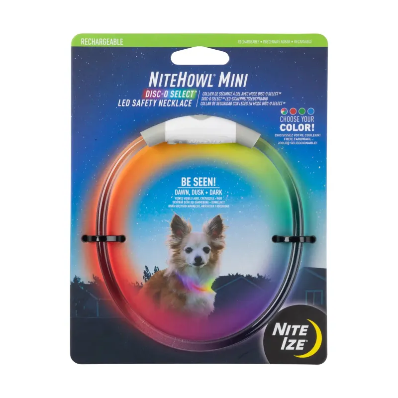 Nite Ize Nitehowl Mini Rechargeable Led Safety Necklace
