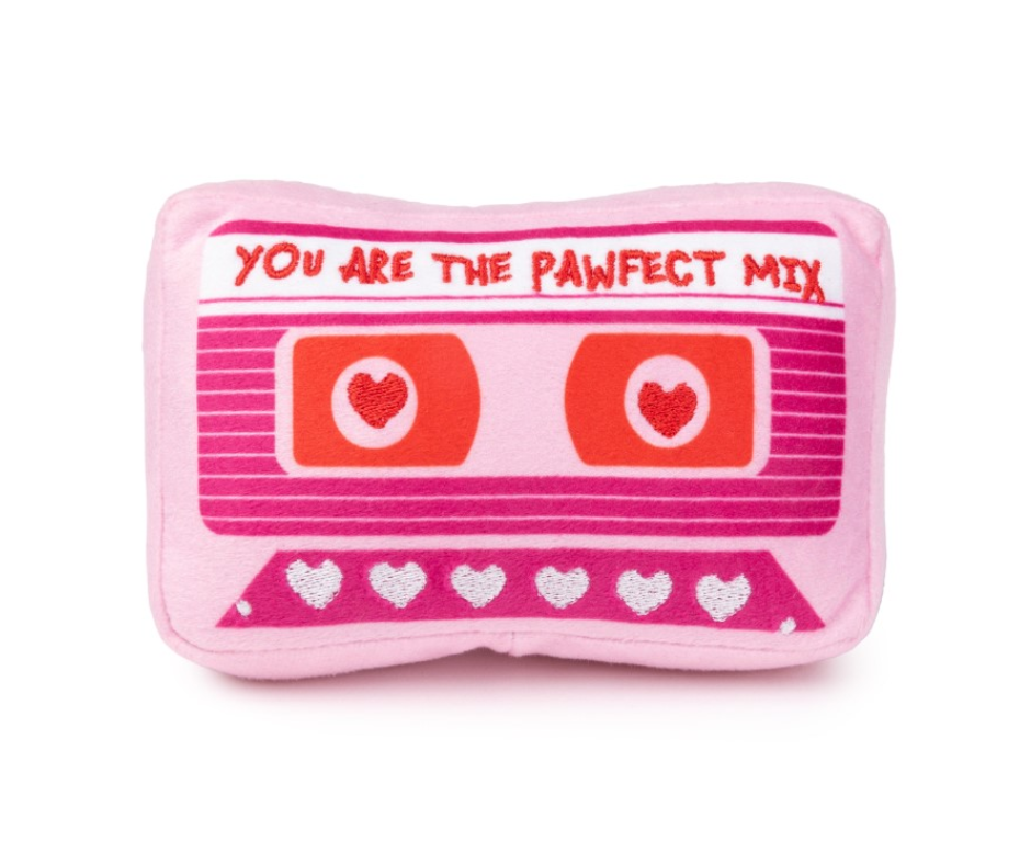 Fuzzyard Pawfect Mix Tape Plush Dog Toy