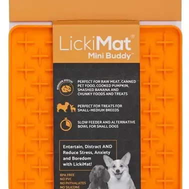 Lickimat Mini Dog Buddy Pink