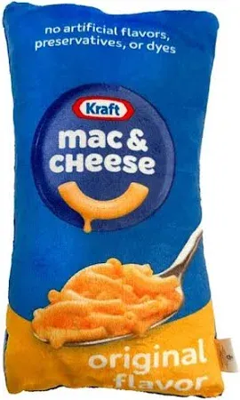 Mac & Cheese Plush Dog Toy