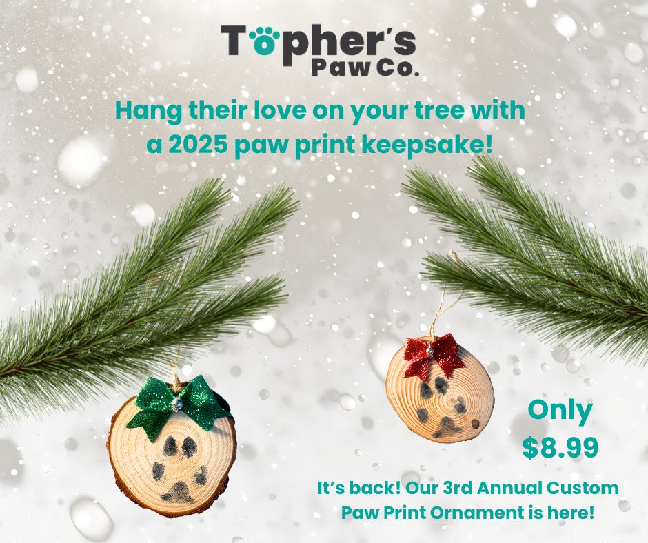 Custom Paw Ornament