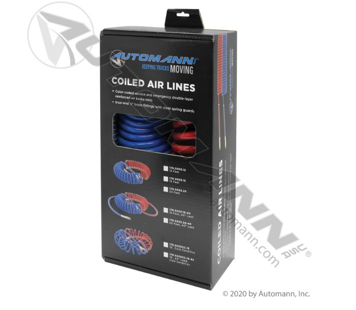 Air Coil Services Lines Blue - Red 15FT / E10744 / 11952 / 17215 / 179.3003.15