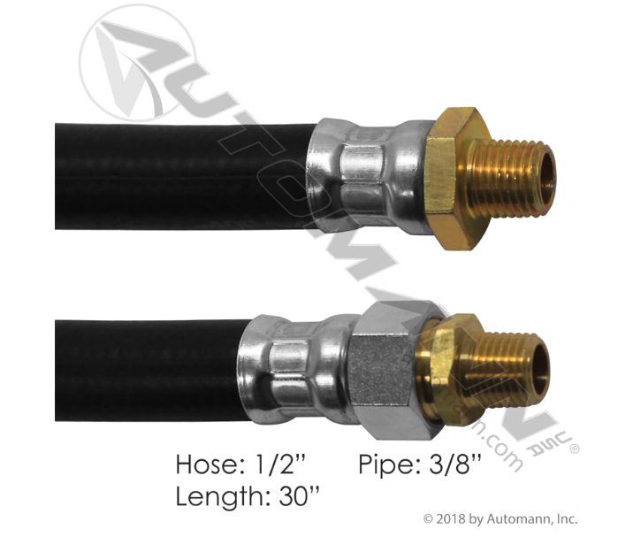Air Hose Assy 1/2IDx3/8NPTx30IN -18130 /452130/ 148030/ 16330