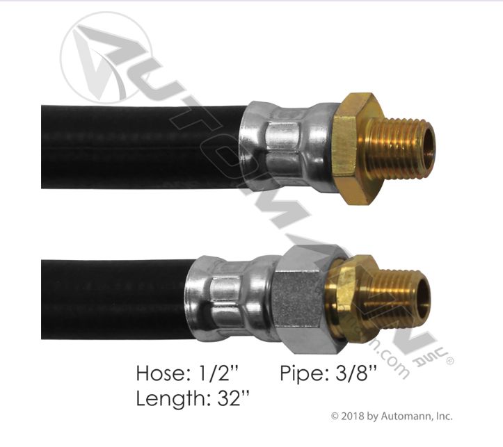Air Hose Assy 1/2IDx3/8NPTx32IN -  18132/ 452132/ 148032/ 16332/ 62X7432B0