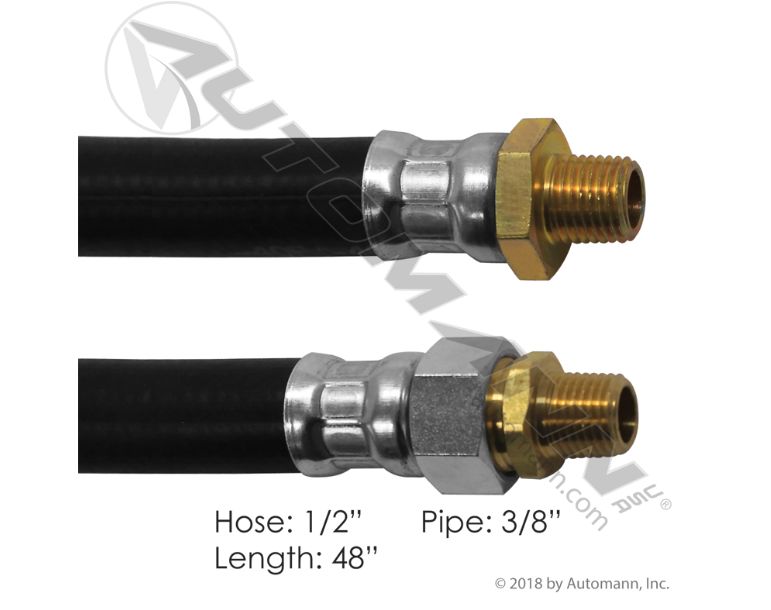 Air Hose Assy 1/2IDx3/8NPTx48IN - 18148/ 452148/ 148048/ 16348