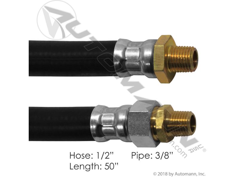 AIR HOSE ASSEMBLY 1/2 x3/8 50 INCH / 177.7850
