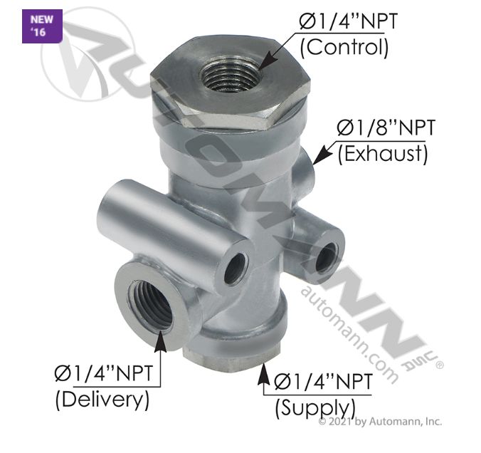SV1 Type Synchronizing Valve  Opens at 62PSI, Exhaust Opens at 50PSI / 283700