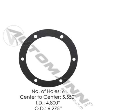 Gasket 6 Hole Type - 120MF315, 2208N430 / 180.10619.1