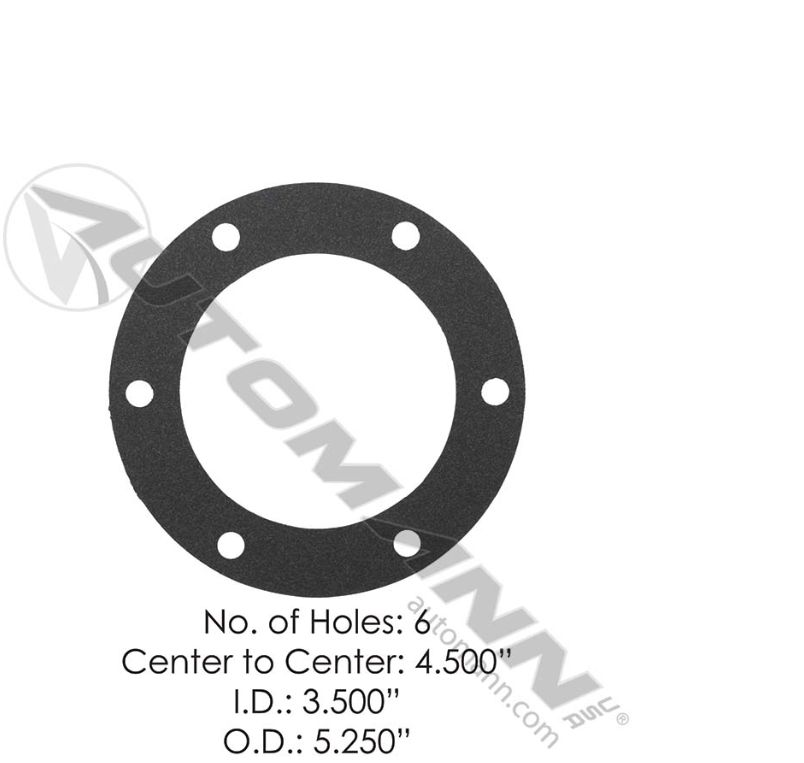 Hub Cap Gasket 6 Hole   P/N 94RU19309 / 180.10641.1