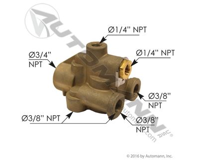 TEV Type Spring Brake Valve /  51301 / 170.51301