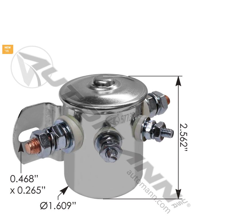 Starter Solenoid 4 Terminal 85A 12V /24059, 52307, 5230701