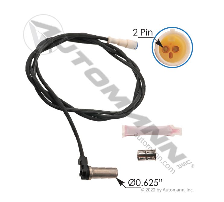 ABS Sensor - 90Â° Degree Head Length 75in - Includes Sensor Clip and Grease