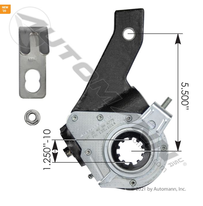 Haldex Type Slack Adjuster 5.5in /  40110072 / 40910761 / M807034