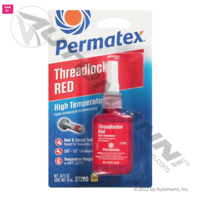 High Temp Threadlocker RED 10ml