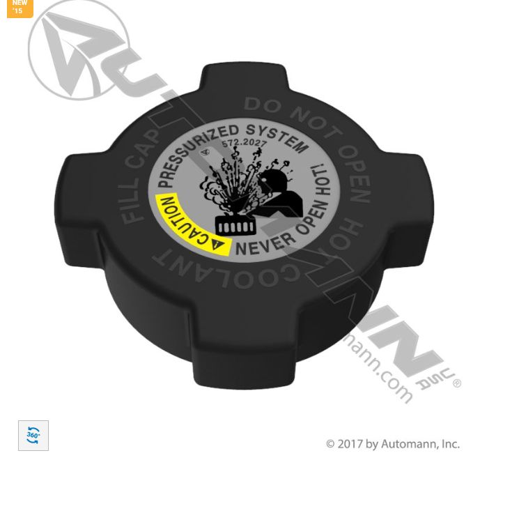 Coolant Tank / Reservoir / Water  - Cap - Peterbilt / Kenworth - P/N N5349002