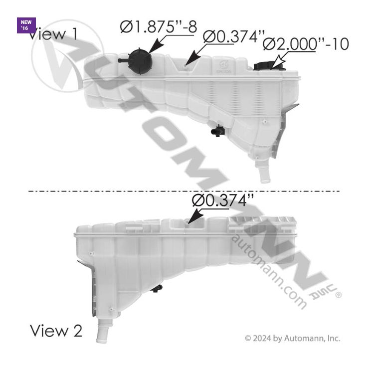 Coolant Reservoir Peterbilt / N5346001 / ST6000